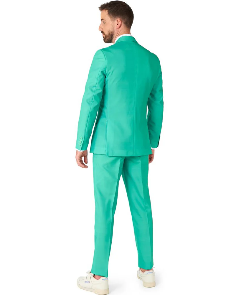 Trendy Turquoise Opposuit Premium Mens Suit - Image 2
