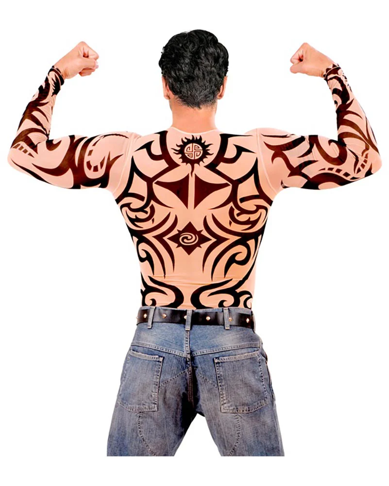Tribal Mens Full Body Tattoo Sleeve - Image 2