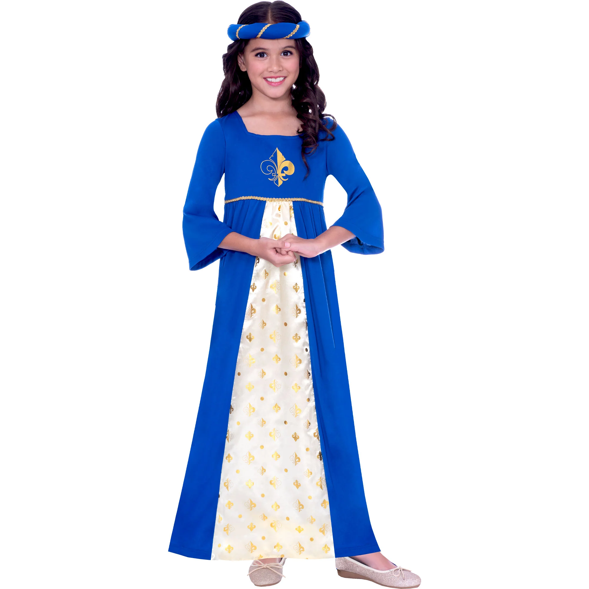 Tudor Princess Blue Girls Book Week Costume 10-12 Years