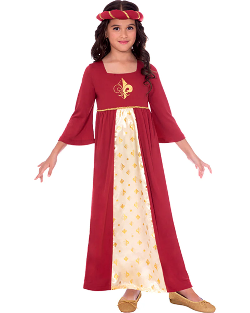 Tudor Princess Red Girls Book Week Costume