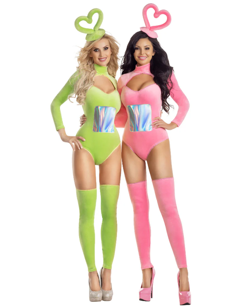 TV Baby Green Womens Costume - Image 4