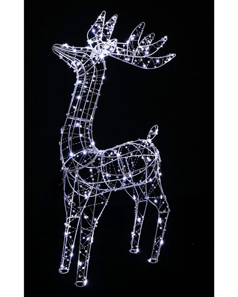 Twinkle Christmas LED Pearl Beads Stand Reindeer - Image 2