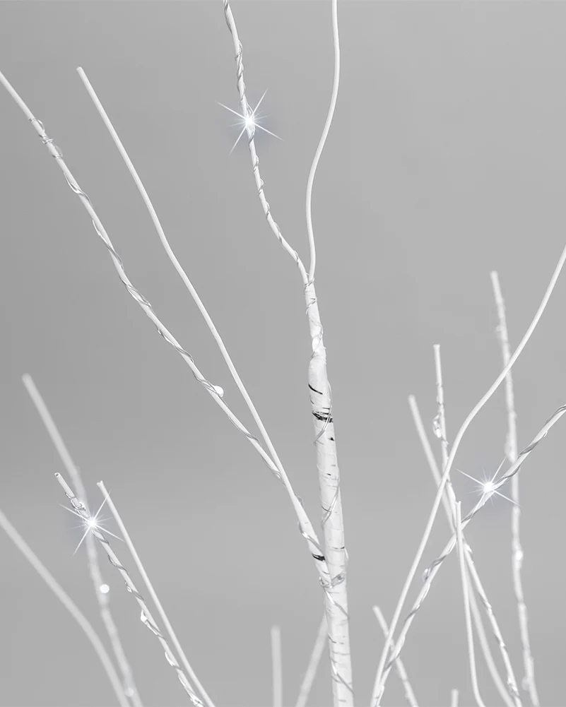 Twinkle Cool Christmas LED Micro Birch Tree 1.2m - Image 4