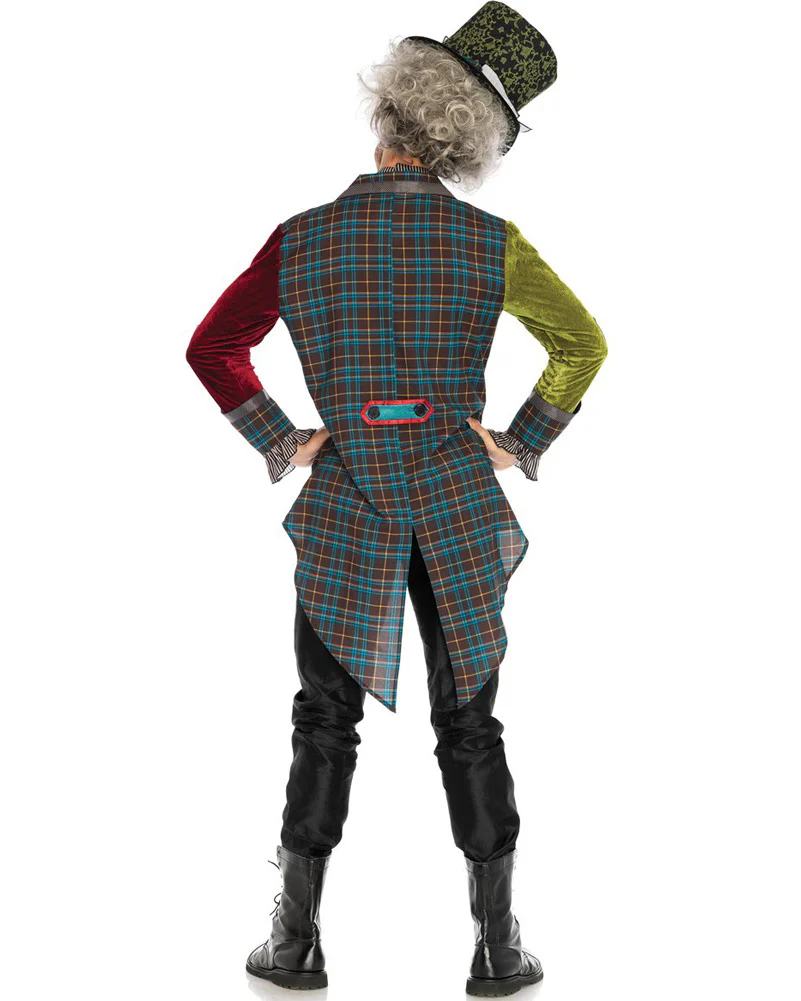 Twisted Mad Hatter Deluxe Mens Book Week Costume - Image 2