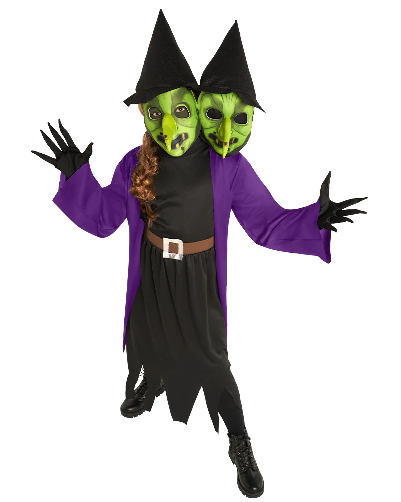 Two Headed Witch Girls Book Week Costume - Image 4