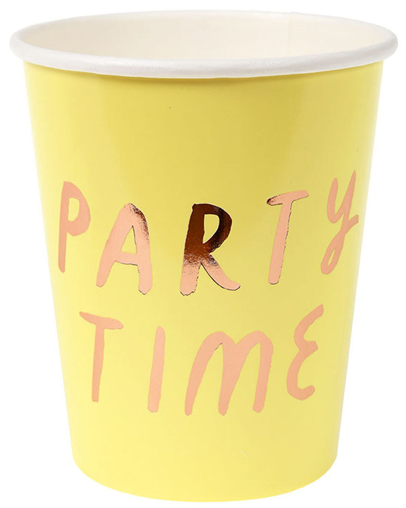 Typographic 250ml Party Cups 8 Pack - Image 3