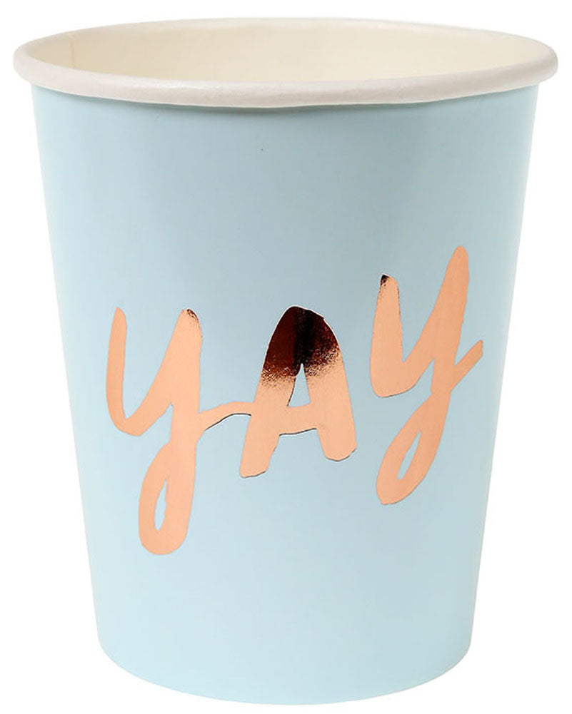 Typographic 250ml Party Cups 8 Pack - Image 4