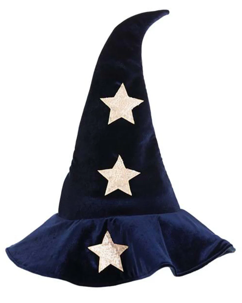 Velvet Stars Witch Hat - Image 3