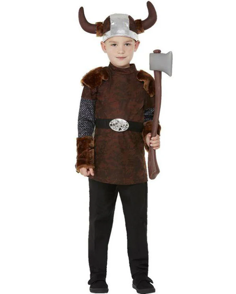 Viking Barbarian Boys Costume - Image 2