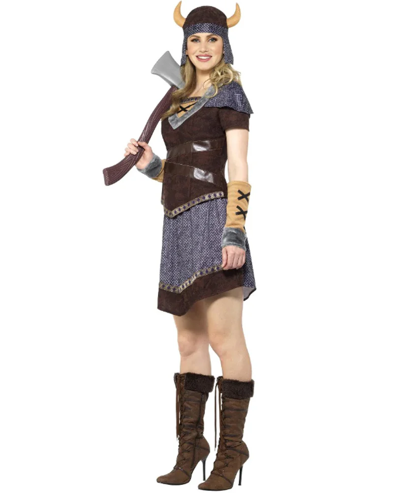 Viking Lady Womens Plus Size Costume - Image 2
