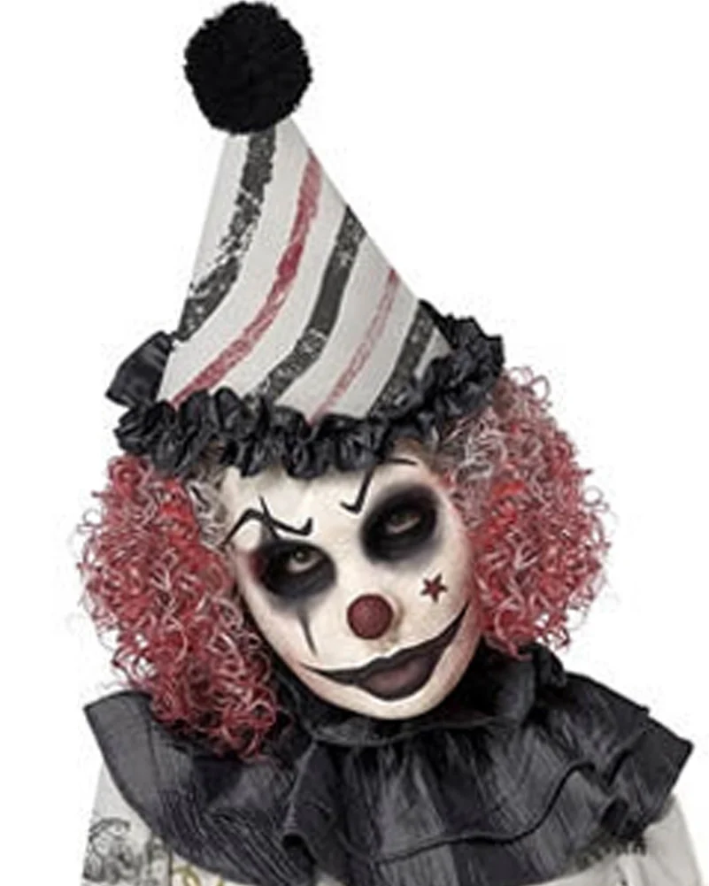Vintage Creepy Clown Womens Costume - Image 2