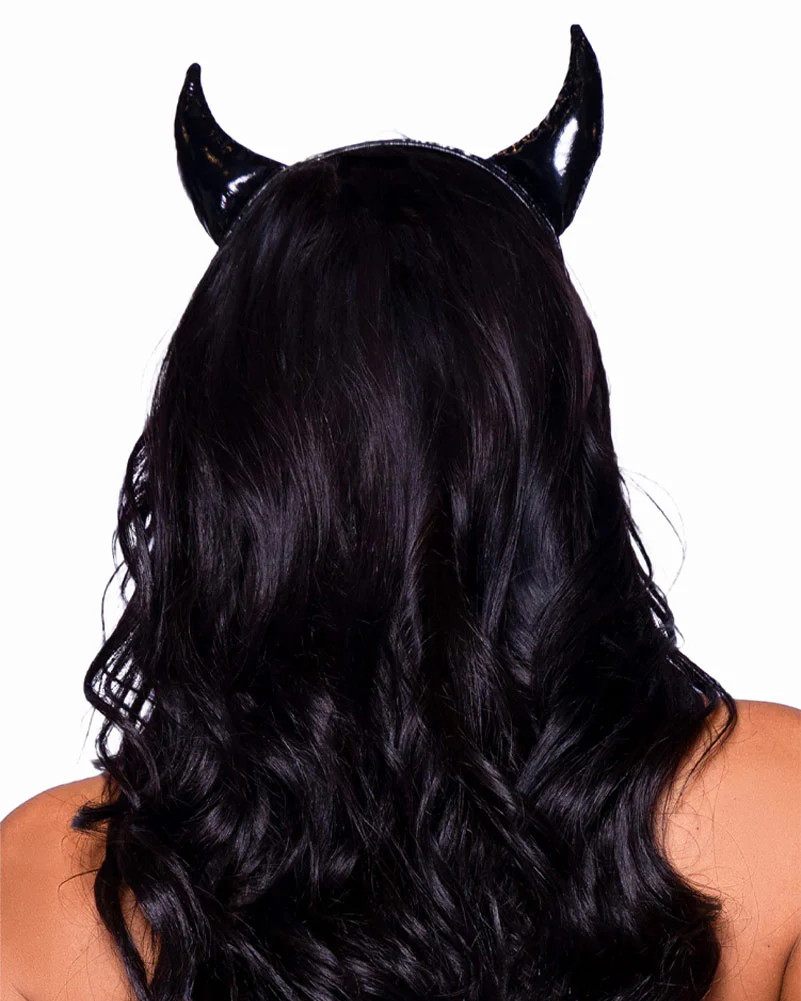 Vinyl Black Devil Horns - Image 2