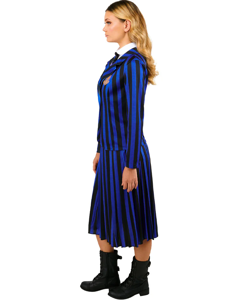 Wednesday Nevermore Academy Blue Enid Deluxe Womens Costume - Image 3