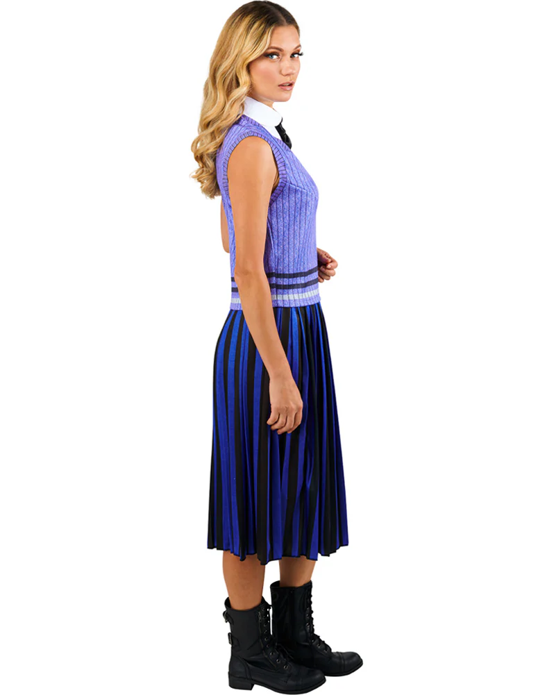 Wednesday Nevermore Academy Blue Enid Deluxe Womens Costume - Image 4