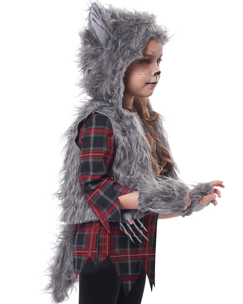 Wee Wolf Toddler Girls Costume - Image 3