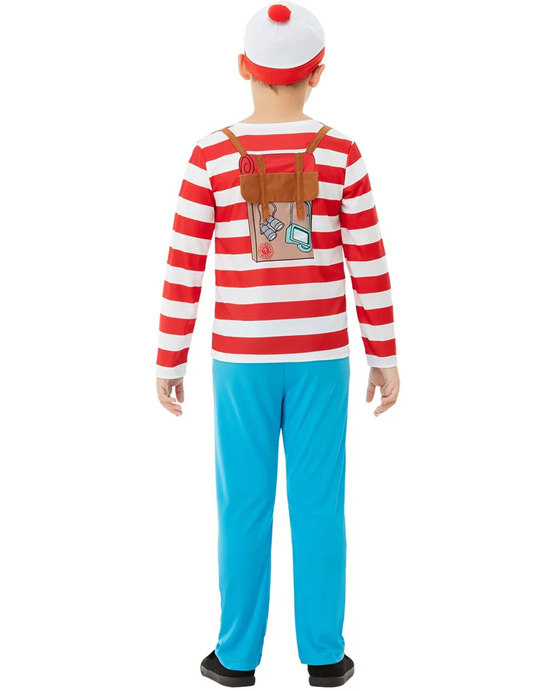 Wheres Wally Deluxe Boys Book Week Costume - Image 2