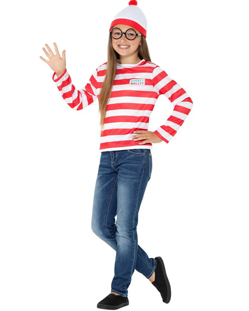 Wheres Wally Kids Top Glasses and Hat Book Week Kit - Image 2