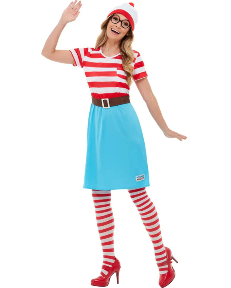 Wheres Wally Wenda Classic Womens Book Week Costume - Image 2