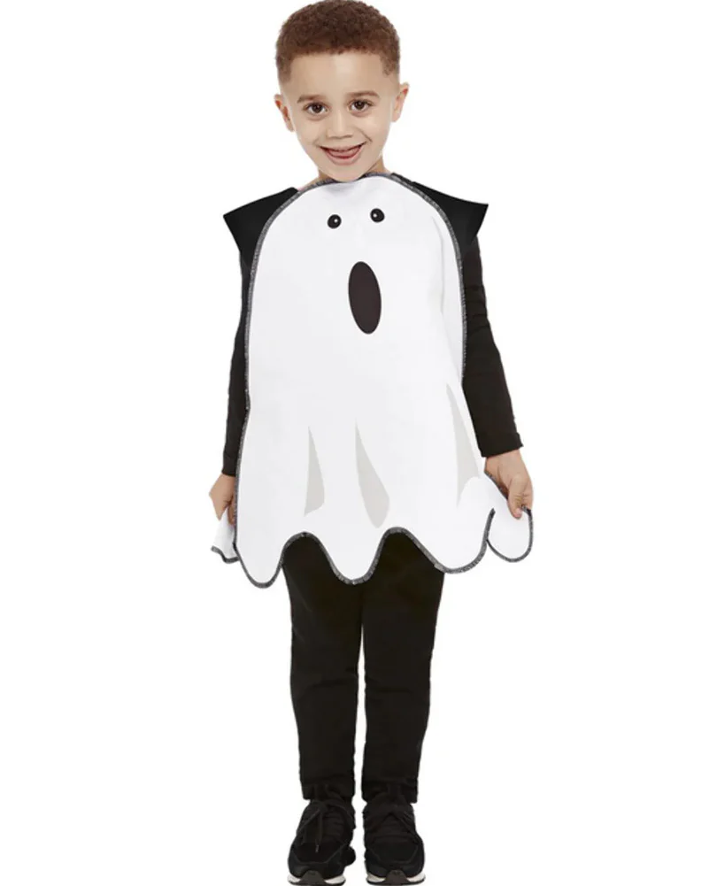 White Ghost Tabard Toddler Costume - Image 2