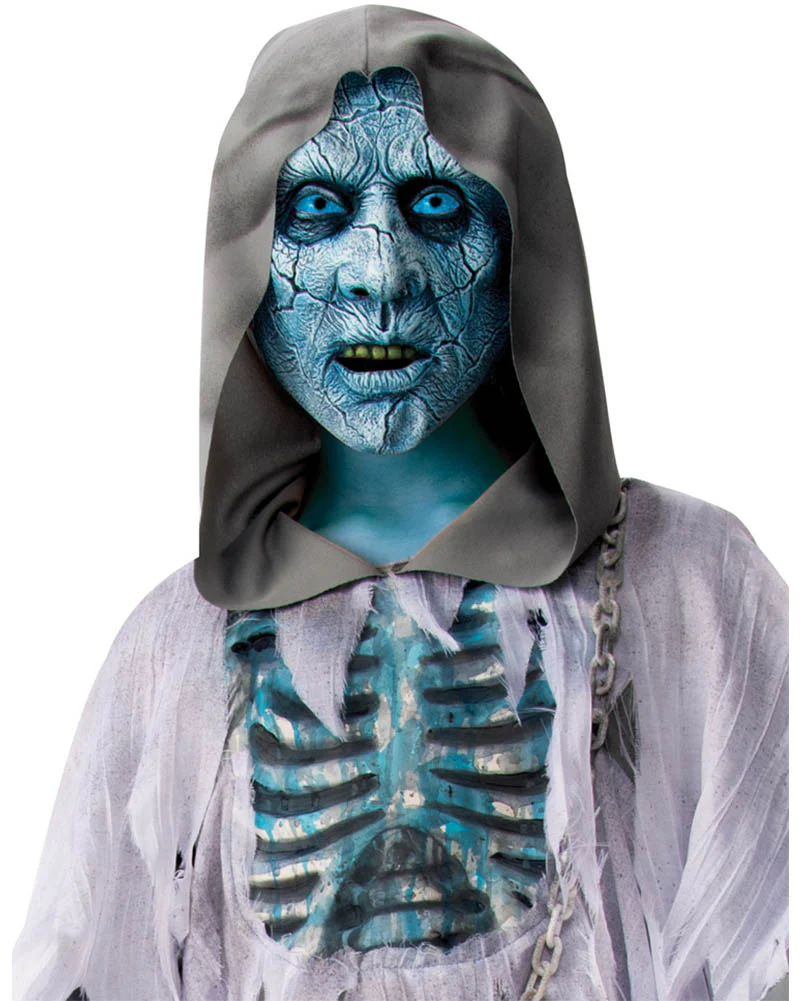 White Hooded Demon Kids Costume - Image 2