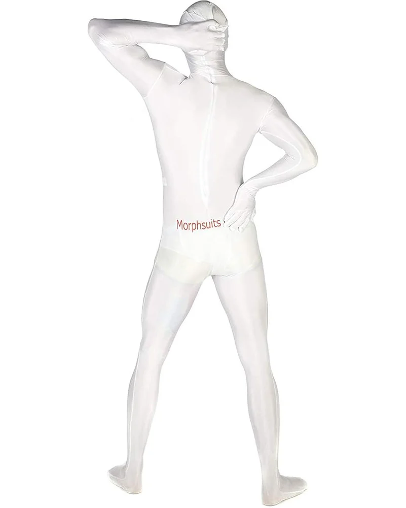 White Morphsuit Adult Costume - Image 2