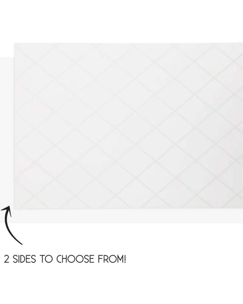 White Reversible Table Runner