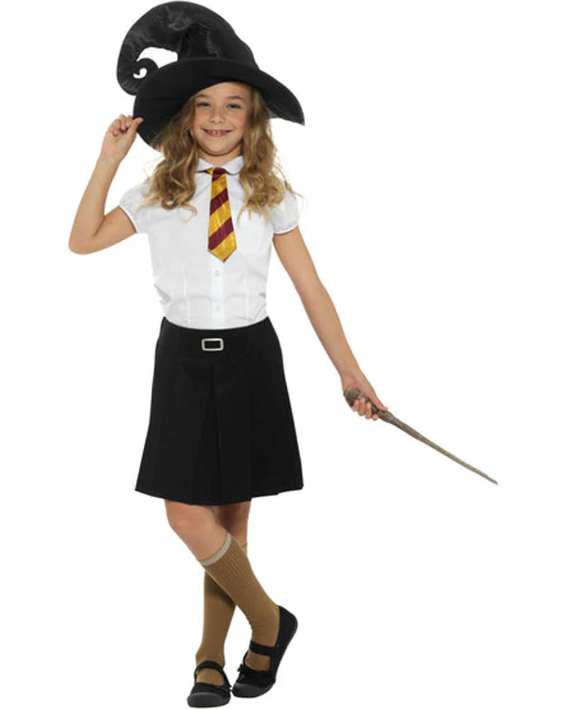 Wizard Hat Tie and Wand Kids Set - Image 5