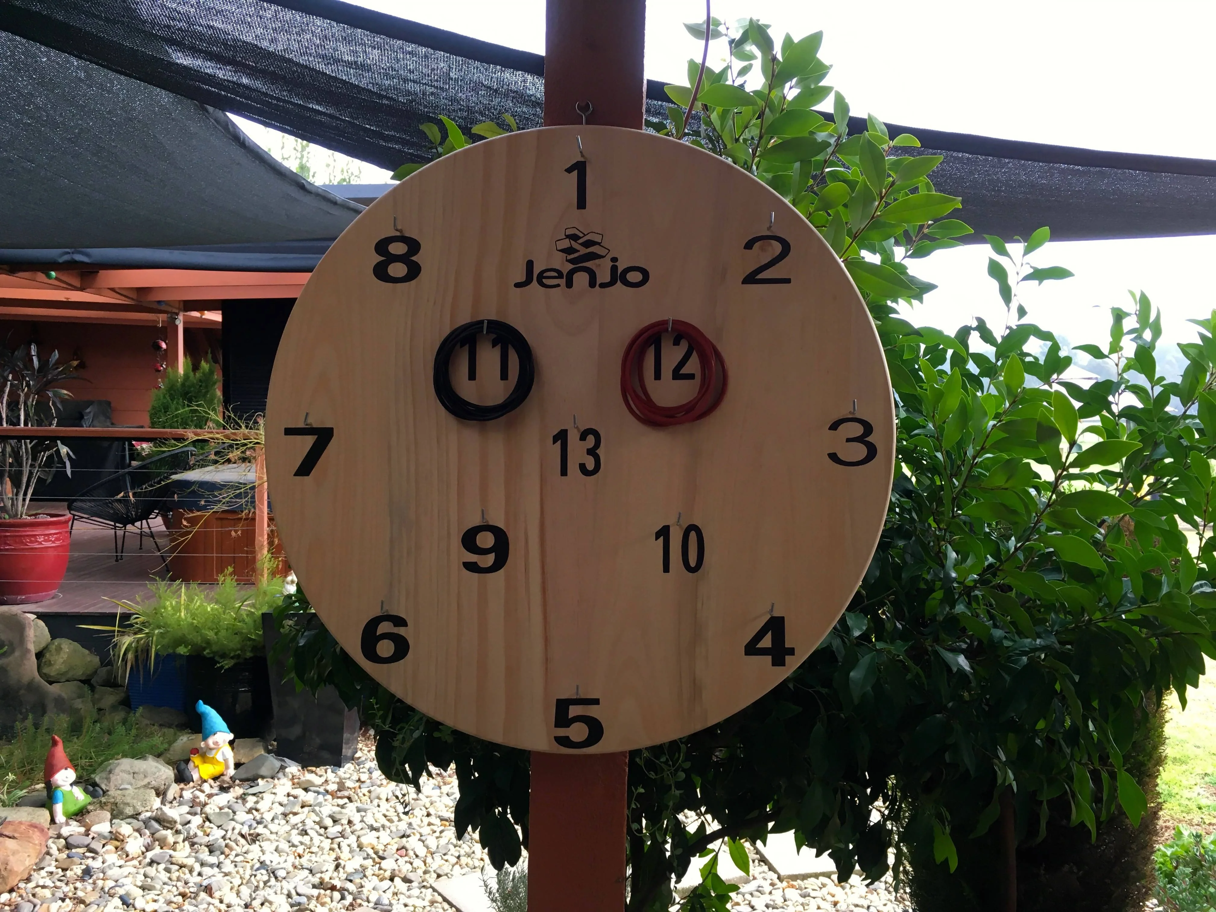 Wooden Giant Hookey Ring Board Lawn Game 68cm - Image 6
