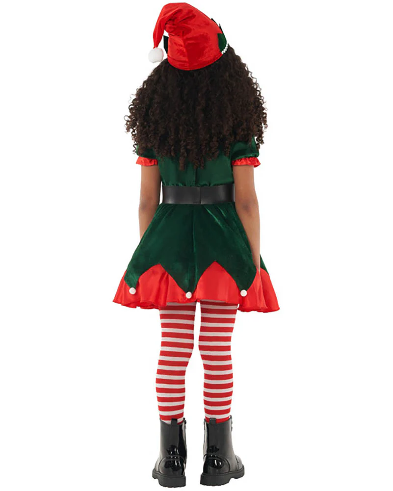 Workshop Elf Dress Girls Costume - Image 2