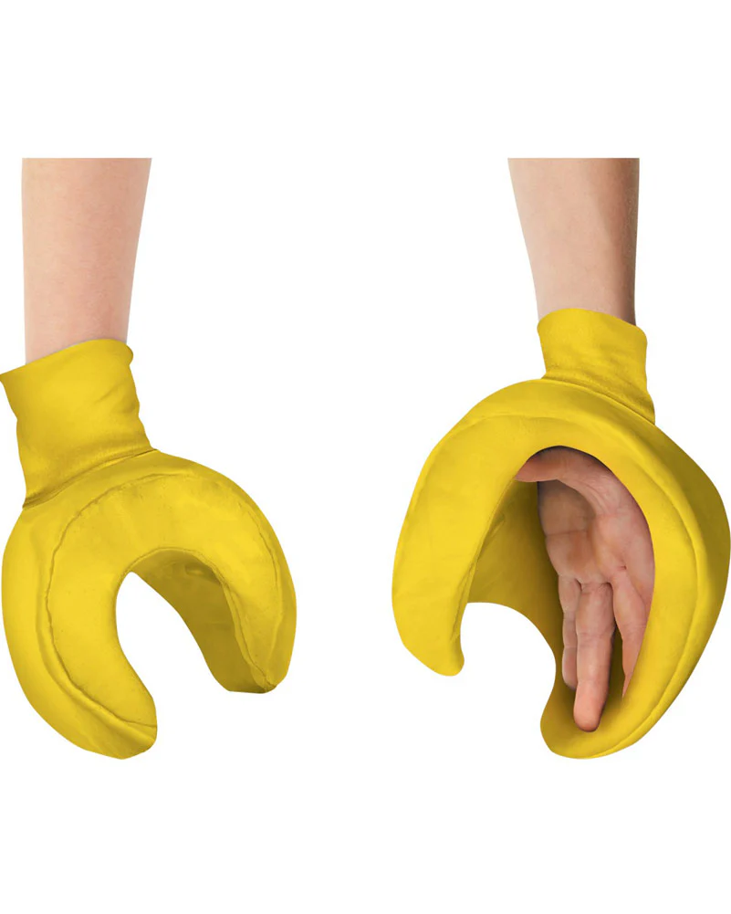 Yellow Lego Hands Kids Gloves - Image 3