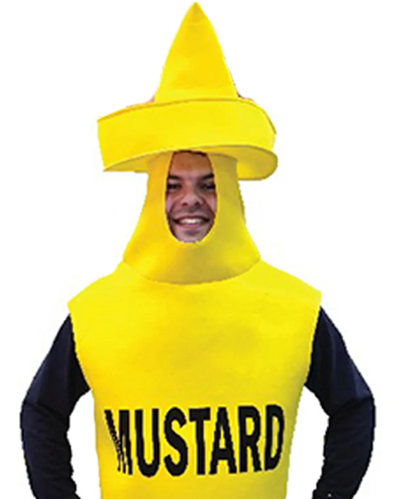 Yellow Mustard Adult Costume - Image 2