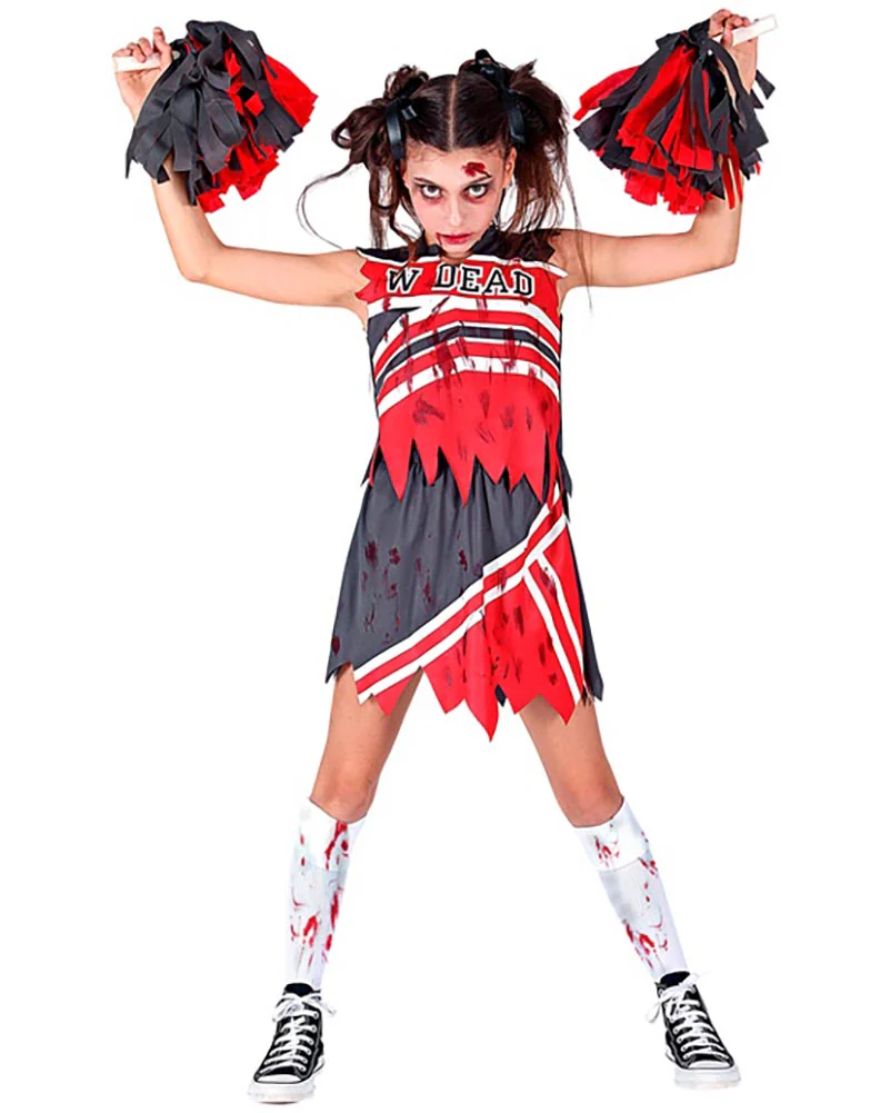 Zombie Cheerleader Girls and Teens Costume - Image 2