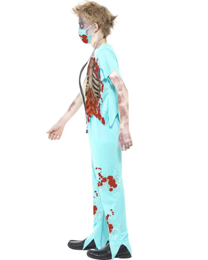 Zombie Surgeon Boys Costume - Image 2