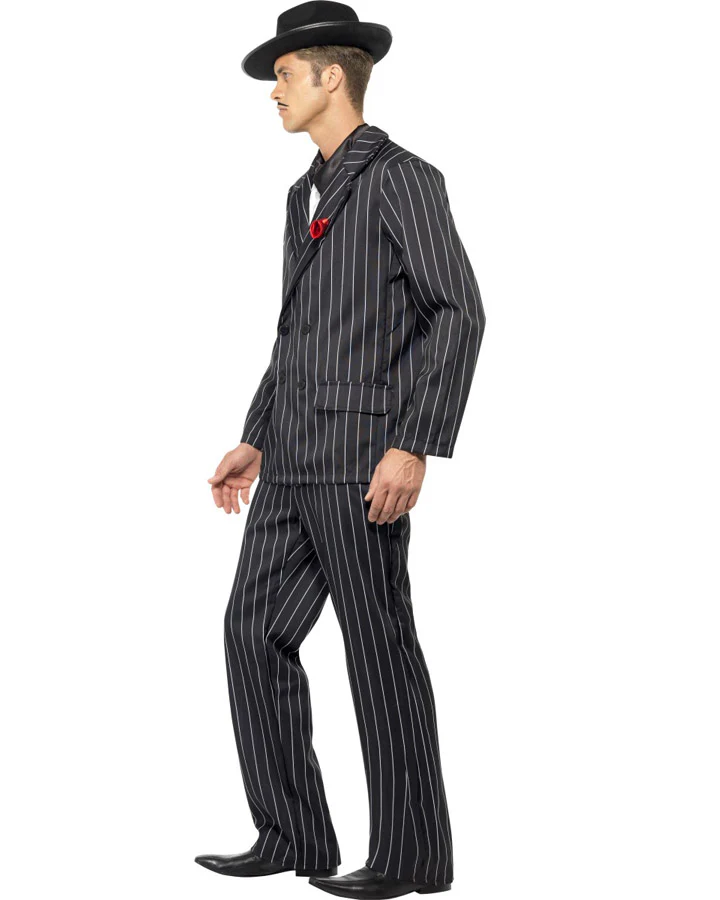 20s Zoot Suit Mafia Gangster Mens Costume - Image 2